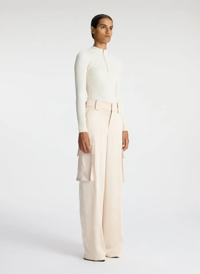ALC Knitwear Noa Knit Top Almond Cream 8211 Women