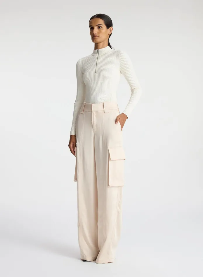 ALC Knitwear Noa Knit Top Almond Cream 8211 Women