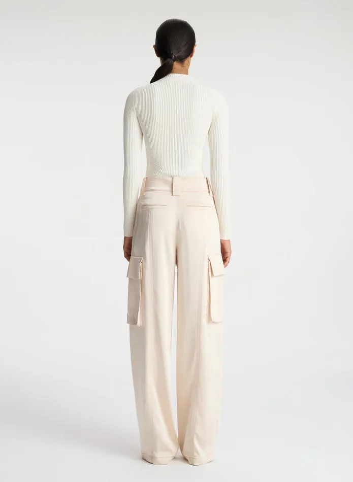 ALC Knitwear Noa Knit Top Almond Cream 8211 Women