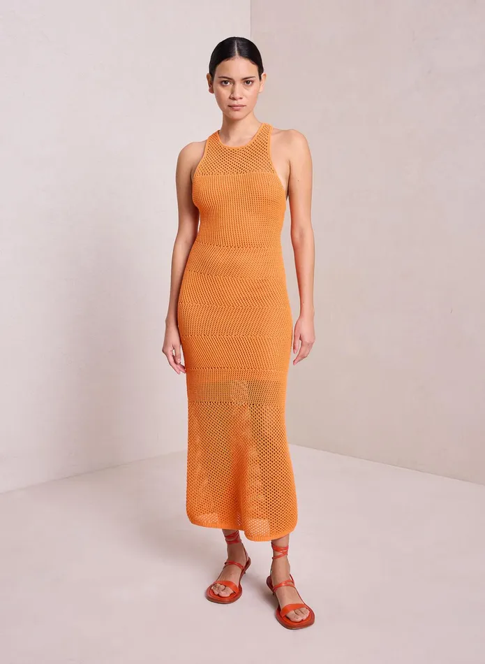ALC Knitwear Roland Knit Midi Dress Clementine 8211 Women