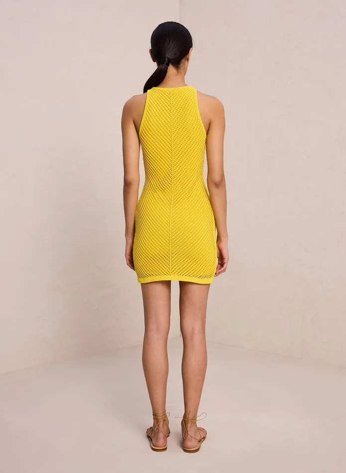 ALC Knitwear Senna Crochet Mini Dress Sole 8211 Women