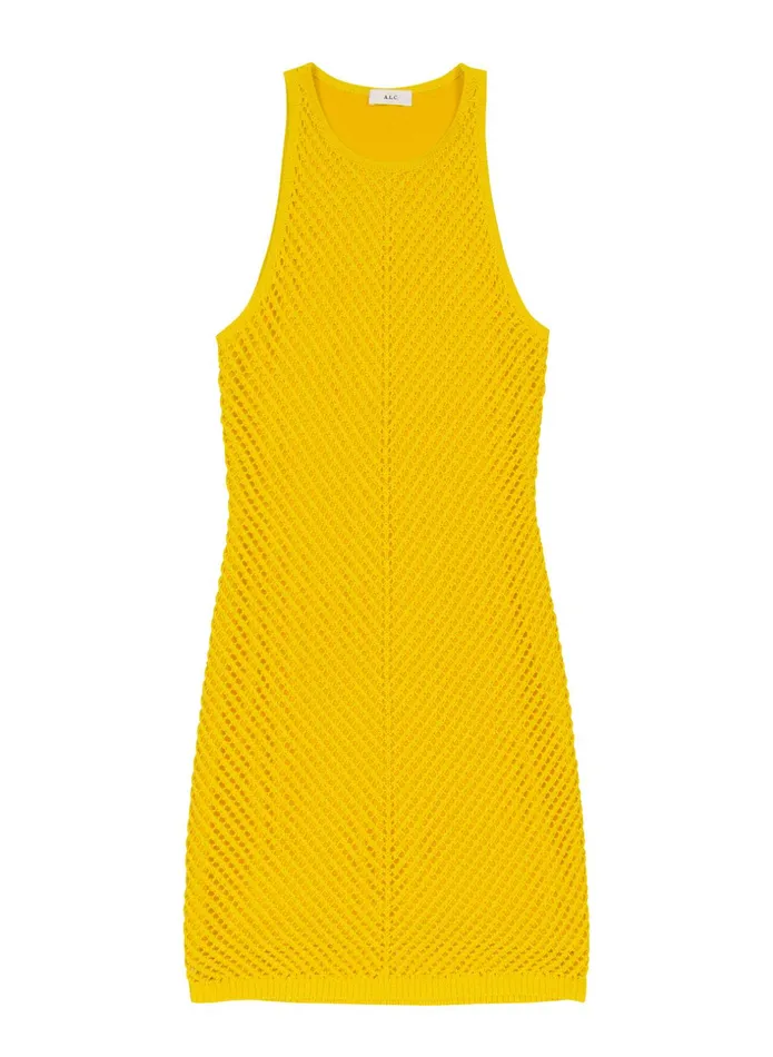 ALC Knitwear Senna Crochet Mini Dress Sole 8211 Women