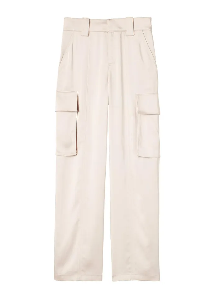 ALC Sets Bryan Satin Cargo Pant Light Buff 8211 Women