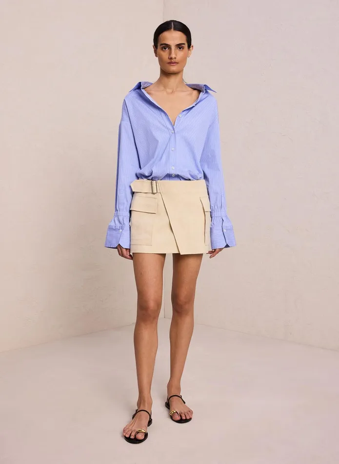 ALC Skirts Conan Mini Skirt Barely Beige 8211 Women