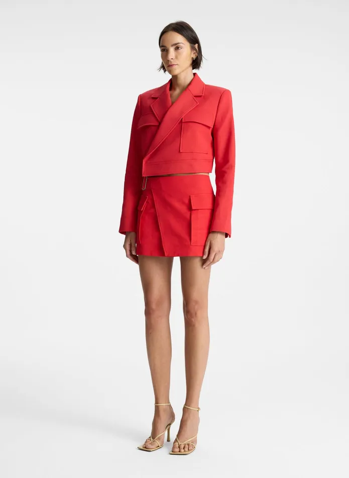 ALC Skirts Conan Mini Skirt Ruby 8211 Women