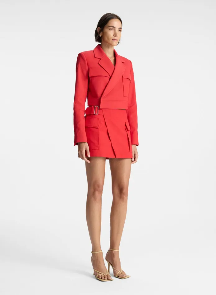 ALC Skirts Conan Mini Skirt Ruby 8211 Women