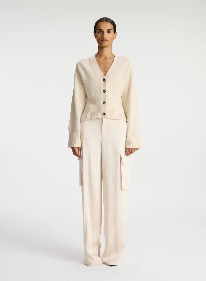 ALC Sweaters Henry Cashmere Cardigan Wheat 8211 Women