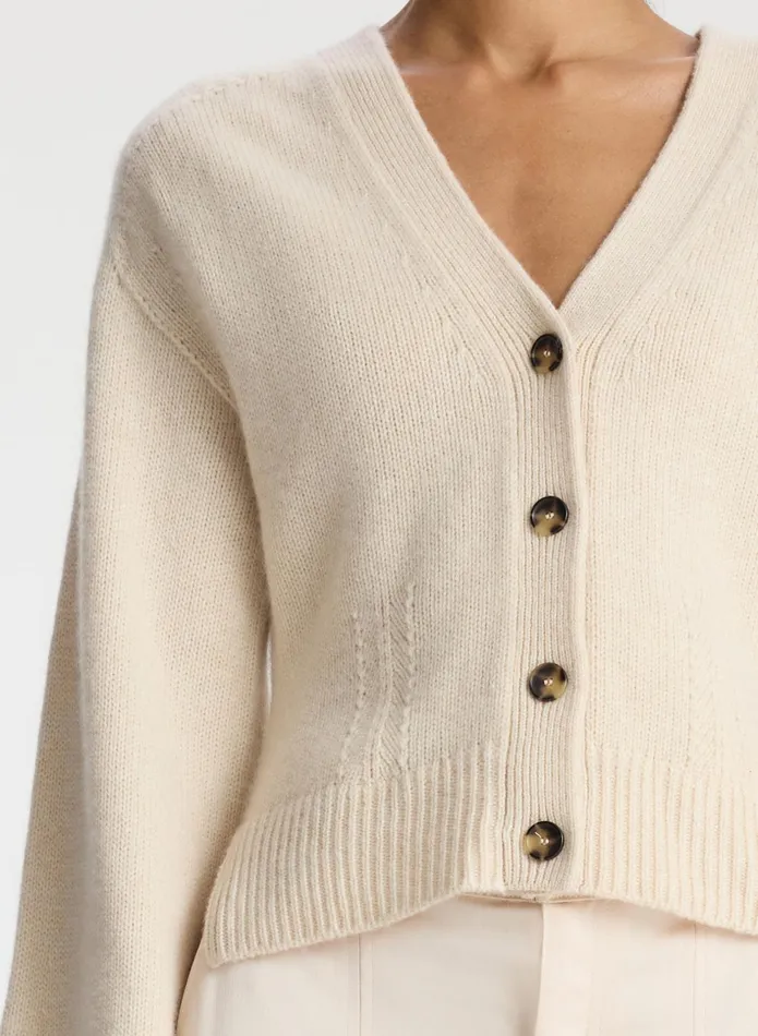 ALC Sweaters Henry Cashmere Cardigan Wheat 8211 Women