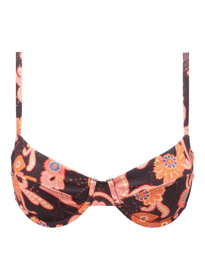 ALC Swim Dylan Bikini Top Ganache Multi 8211 Women