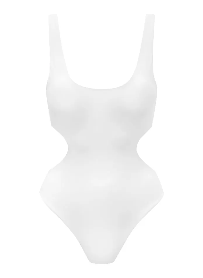 ALC Swim Nicole Cut Out OnePiece White 8211 Women