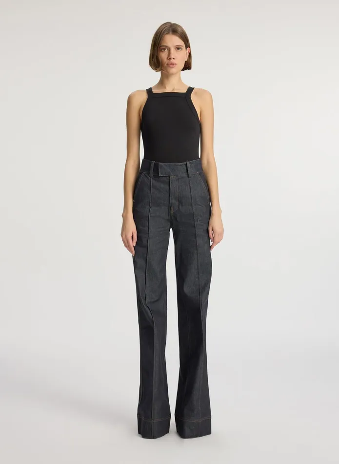 ALC Tees and Tanks Hannah Cotton Rib Tank Black 8211 Women