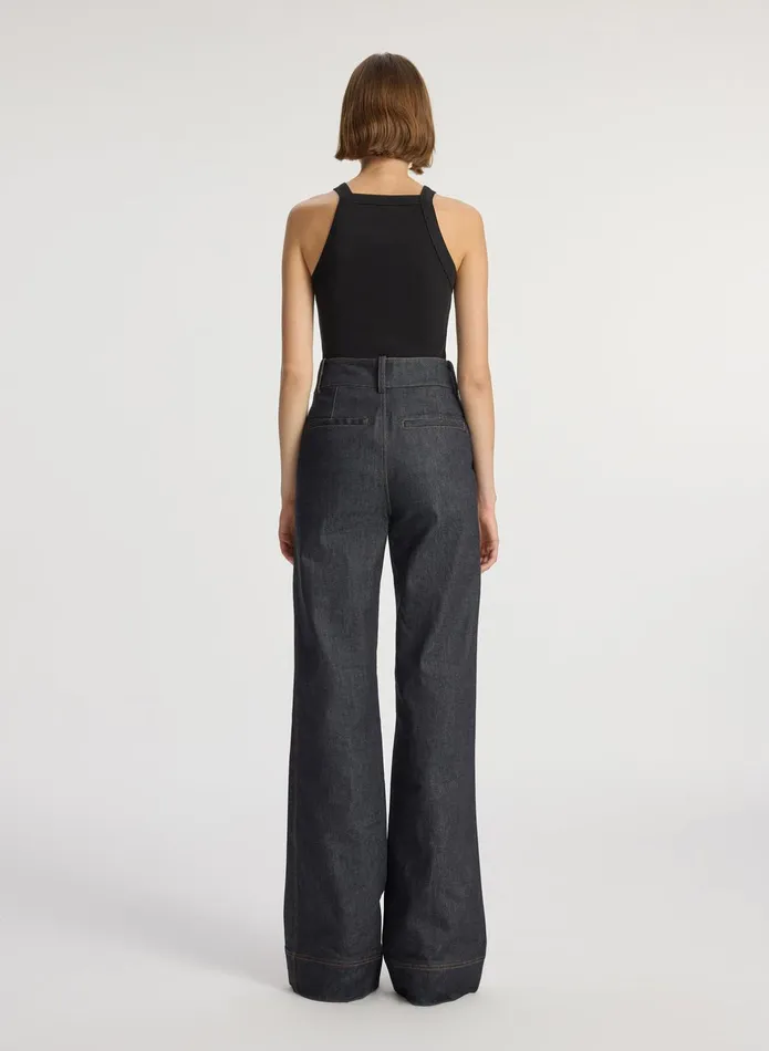 ALC Tees and Tanks Hannah Cotton Rib Tank Black 8211 Women