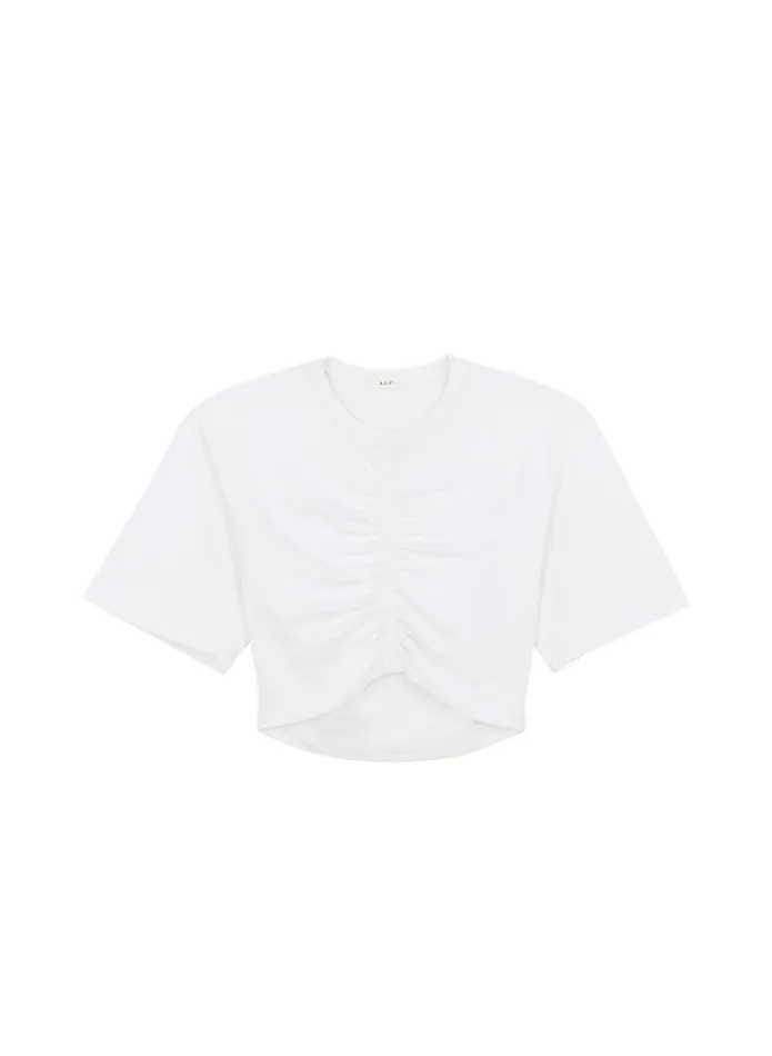 ALC Tees and Tanks Johanna Cotton Jersey Tee White 8211 Women
