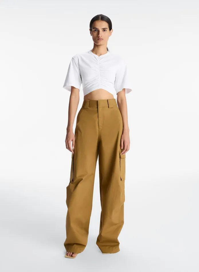 ALC Tees and Tanks Johanna Cotton Jersey Tee White 8211 Women