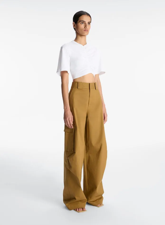 ALC Tees and Tanks Johanna Cotton Jersey Tee White 8211 Women