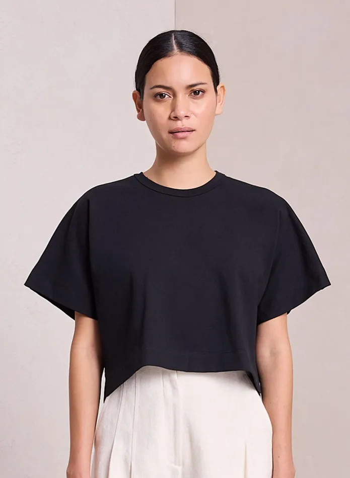ALC Tees and Tanks Oliver Cotton Jersey Tee Black 8211 Women
