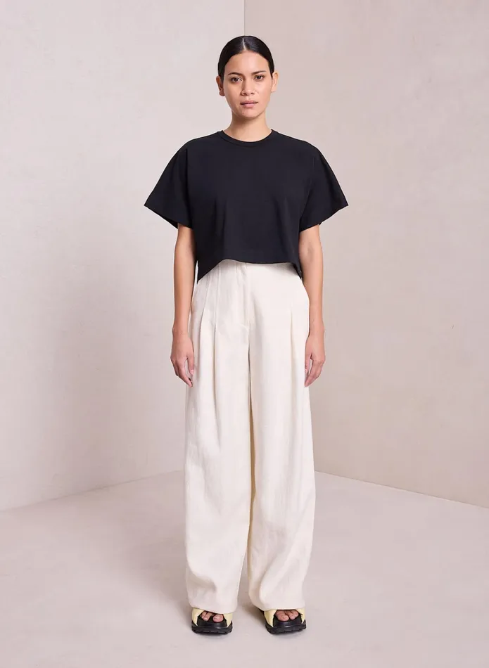 ALC Tees and Tanks Oliver Cotton Jersey Tee Black 8211 Women