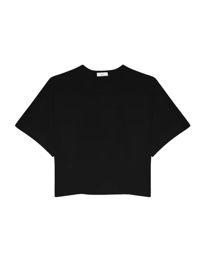 ALC Tees and Tanks Oliver Cotton Jersey Tee Black 8211 Women