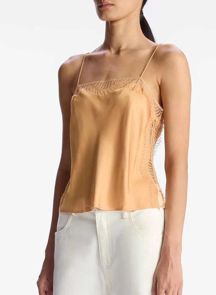 ALC Tees and Tanks Sandy Lace Camisole Top Tawnytawny 8211 Women
