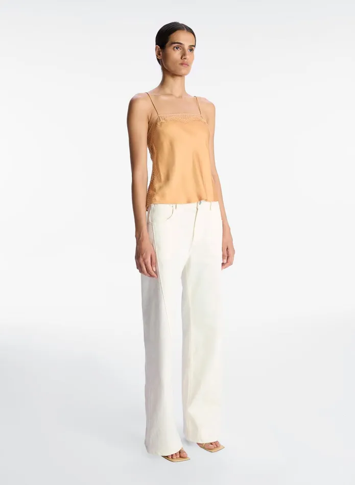 ALC Tees and Tanks Sandy Lace Camisole Top Tawnytawny 8211 Women