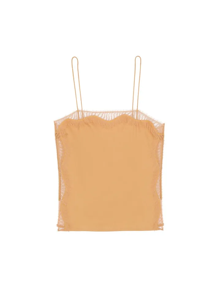 ALC Tees and Tanks Sandy Lace Camisole Top Tawnytawny 8211 Women