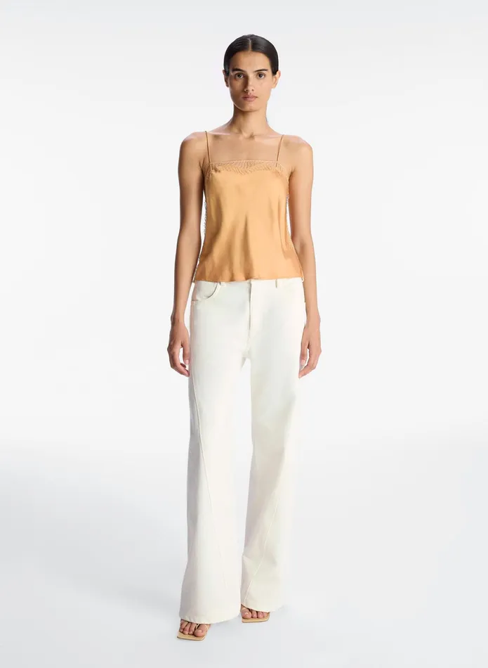 ALC Tees and Tanks Sandy Lace Camisole Top Tawnytawny 8211 Women