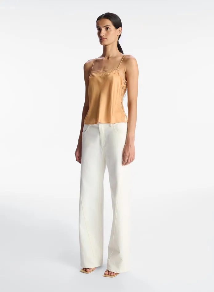ALC Tees and Tanks Sandy Lace Camisole Top Tawnytawny 8211 Women