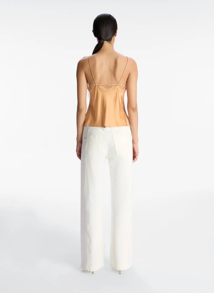 ALC Tees and Tanks Sandy Lace Camisole Top Tawnytawny 8211 Women
