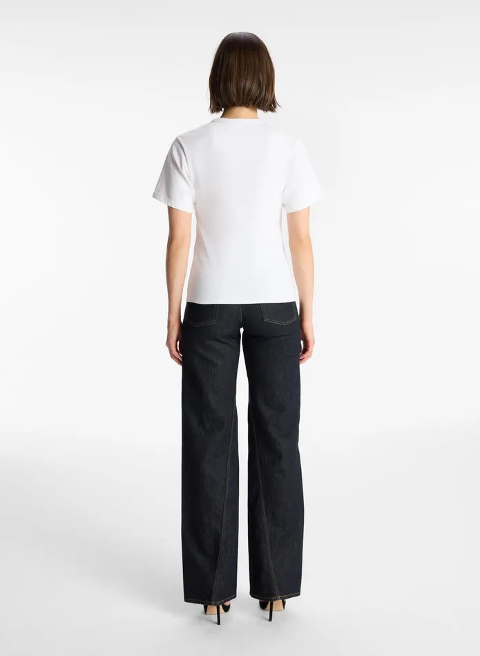 ALC Tees and Tanks Wes Cotton Jersey Top White 8211 Women