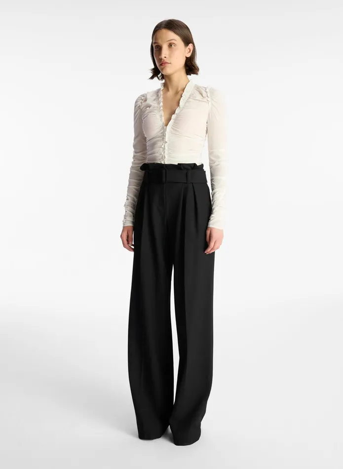 ALC Tops Beckett Silk Top Whisper White 8211 Women