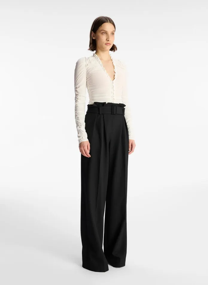 ALC Tops Beckett Silk Top Whisper White 8211 Women
