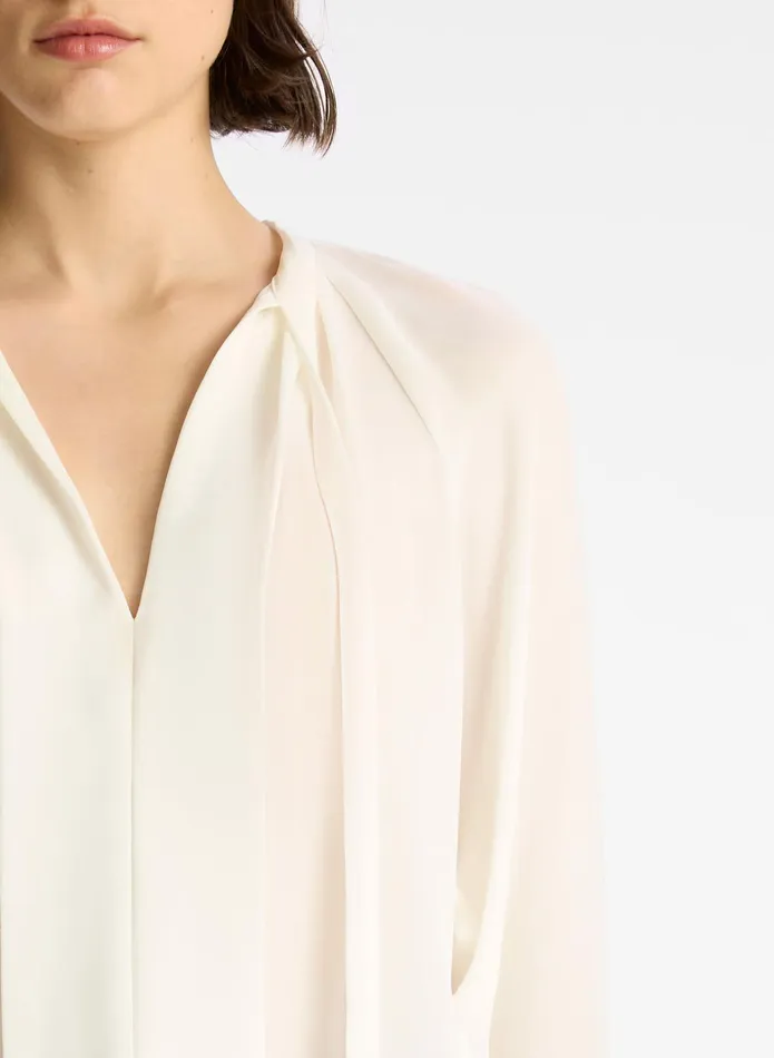 ALC Tops Frida Silk Top Coconut Milk 8211 Women