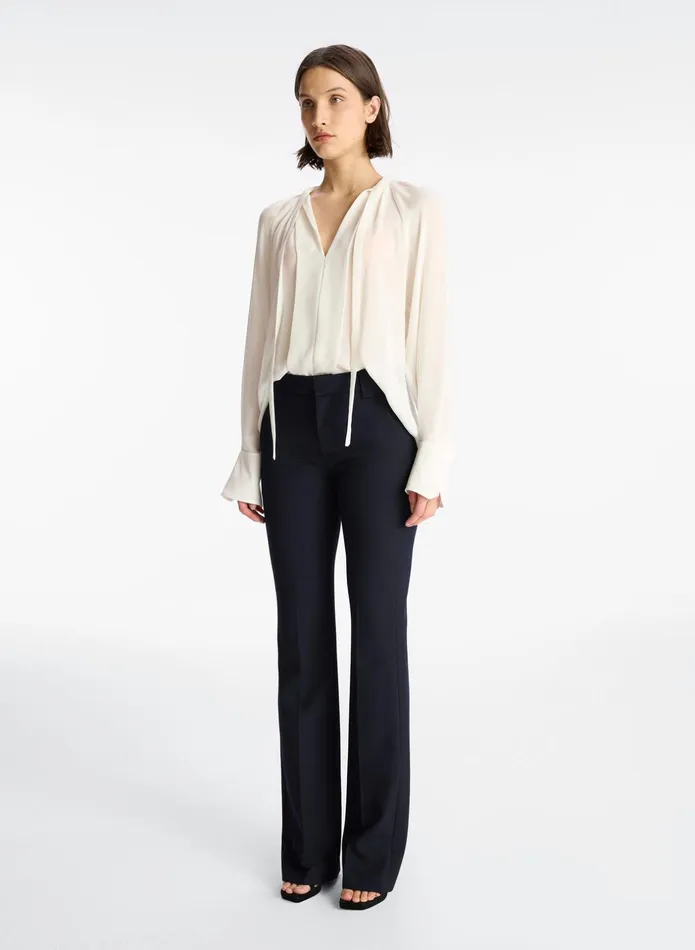 ALC Tops Frida Silk Top Coconut Milk 8211 Women