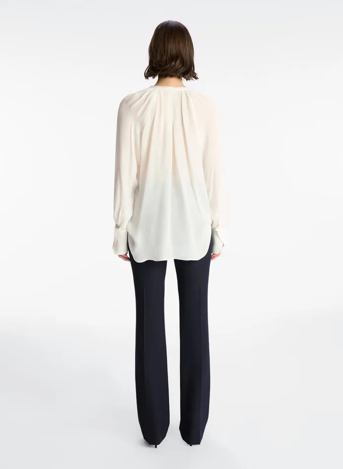 ALC Tops Frida Silk Top Coconut Milk 8211 Women