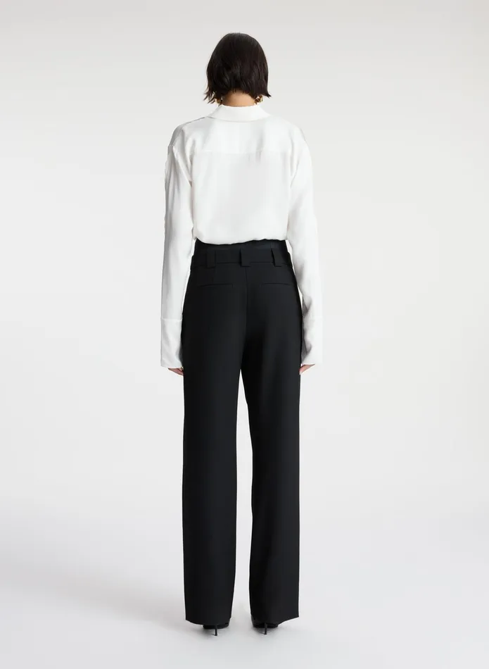 ALC Tops Haven Scalloped Satin Top White 8211 Women