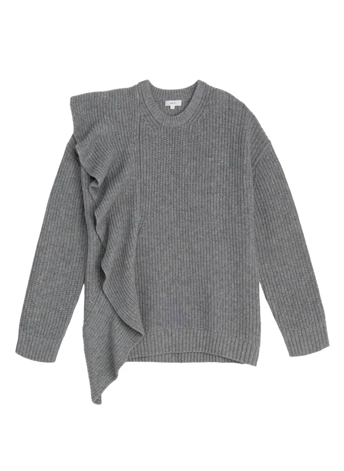 ALC Tops Mabel Wool Cashmere Sweater Grey 8211 Women
