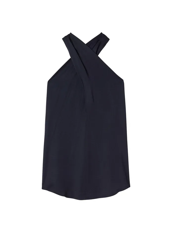 ALC Tops Miranda Satin Top Dark Sapphire 8211 Women
