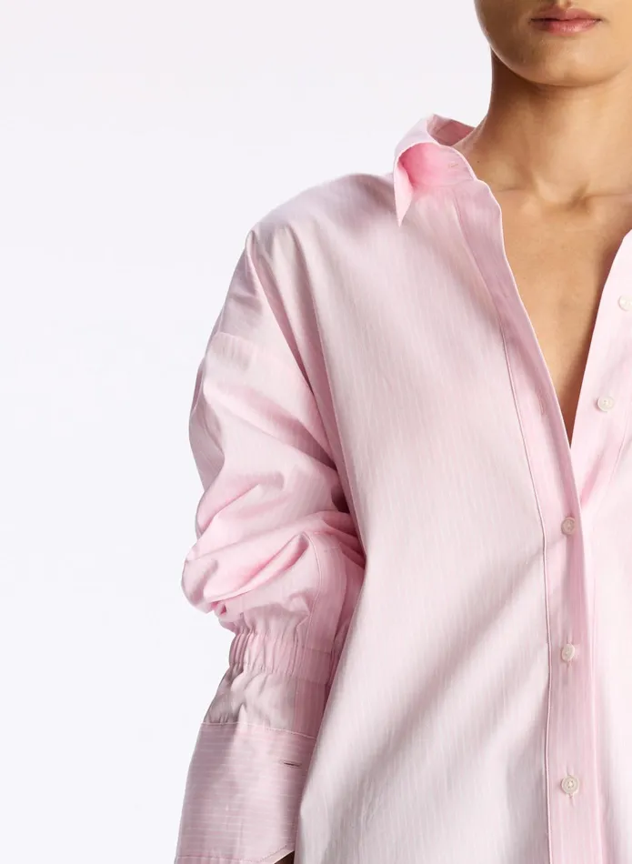 ALC Tops Monica Cotton Striped Top Whisperwhite 8211 Women