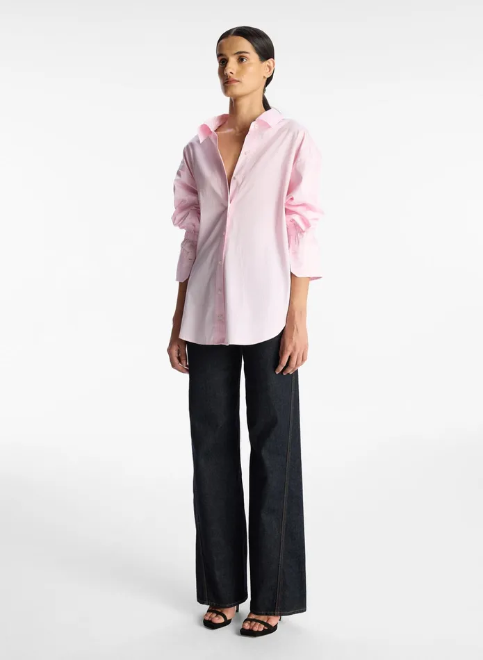 ALC Tops Monica Cotton Striped Top Whisperwhite 8211 Women