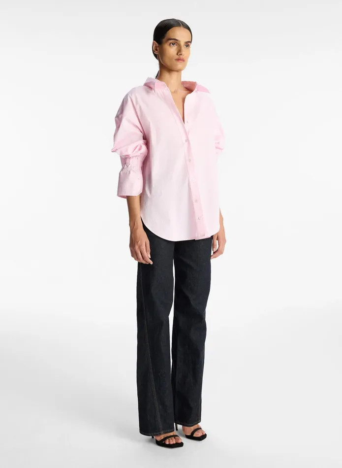 ALC Tops Monica Cotton Striped Top Whisperwhite 8211 Women