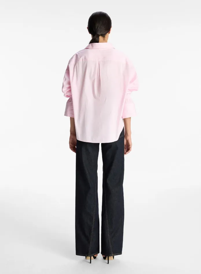 ALC Tops Monica Cotton Striped Top Whisperwhite 8211 Women