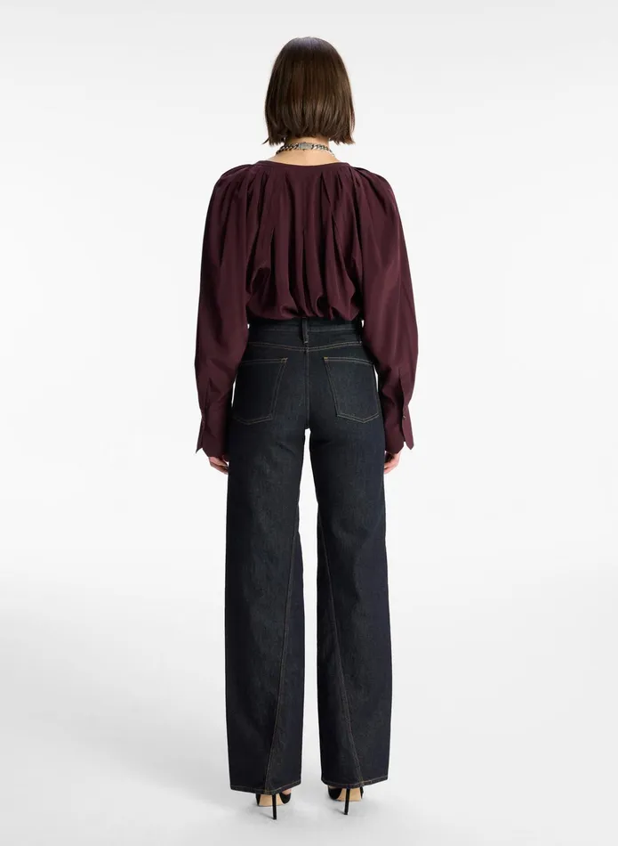 ALC Tops Nomad Silk Top Chicory 8211 Women