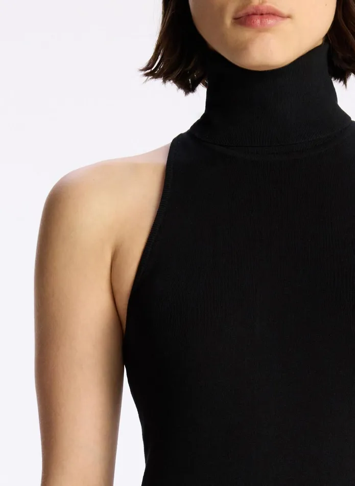 ALC Tops Paltrow Cotton Knit Top Black 8211 Women ALC Tops Paltrow Cotton Knit Top Black 8211 Women