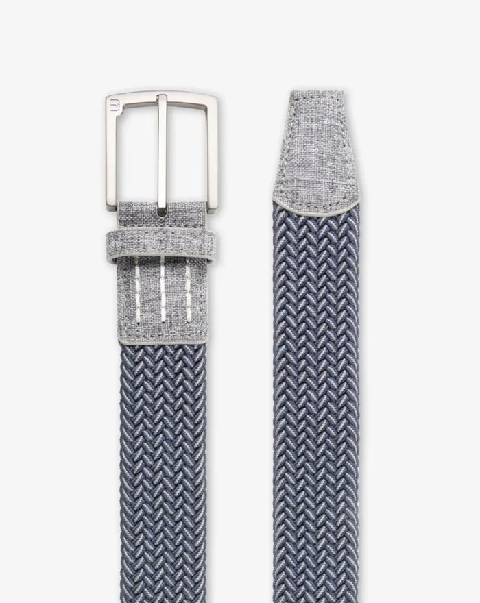 Accessories CHEERS 20 STRETCH WOVEN BELT Dark Bluedark Grey TravisMathew Belts