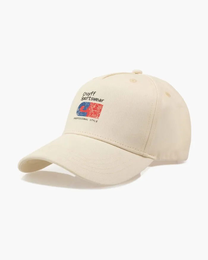 Accessories Cruyff Caps Clion Retro Soft Baseball Cap Crme