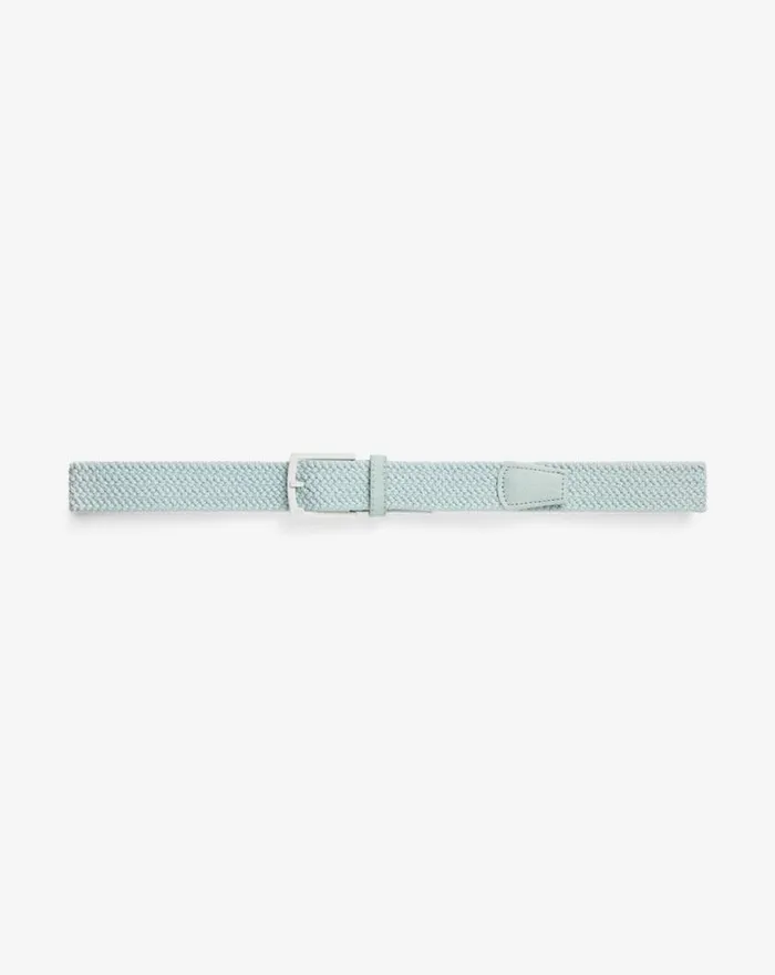 Accessories DISTANT SAND STRECH WOVEN BELT Eggshell Blue TravisMathew Belts