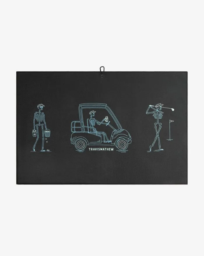 Accessories LOST CITY GOLF TOWEL Black TravisMathew Golf Towels