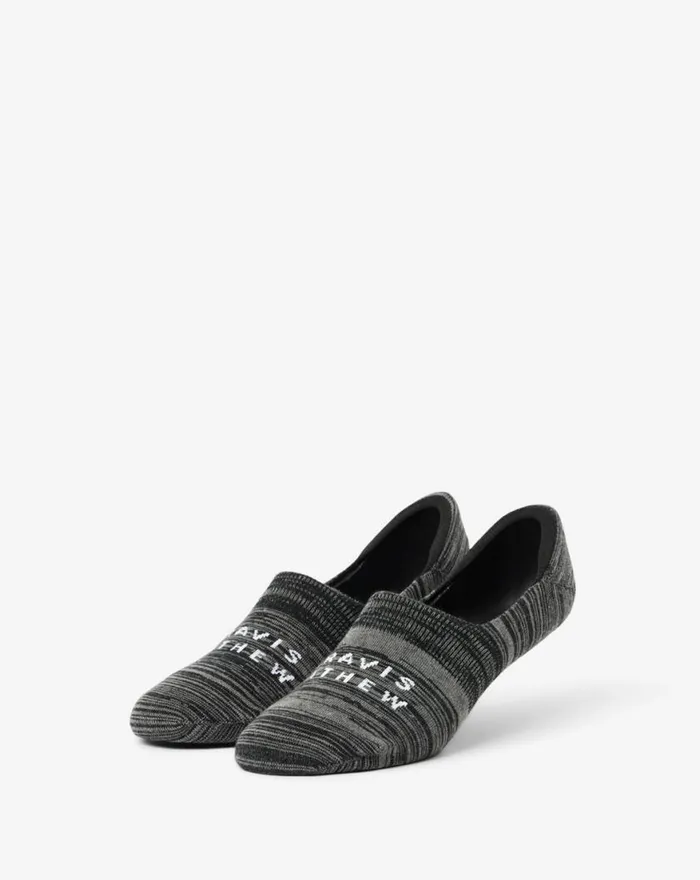 Accessories OFF SCHEDULE NO SHOW SOCK Heather Black TravisMathew Socks