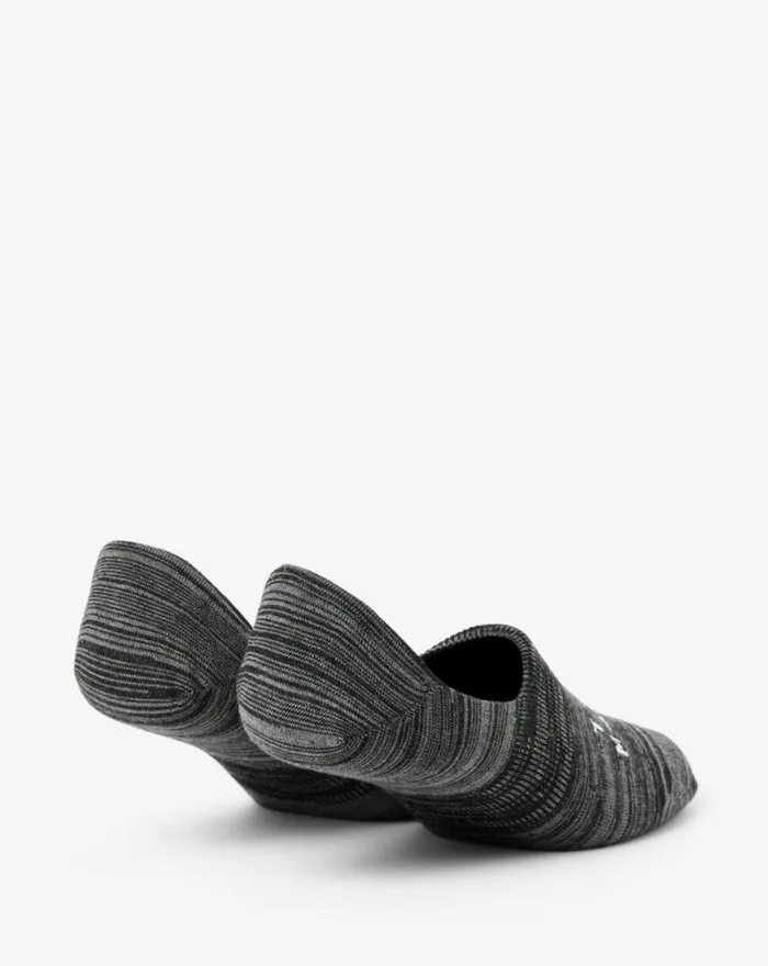 Accessories OFF SCHEDULE NO SHOW SOCK Heather Black TravisMathew Socks