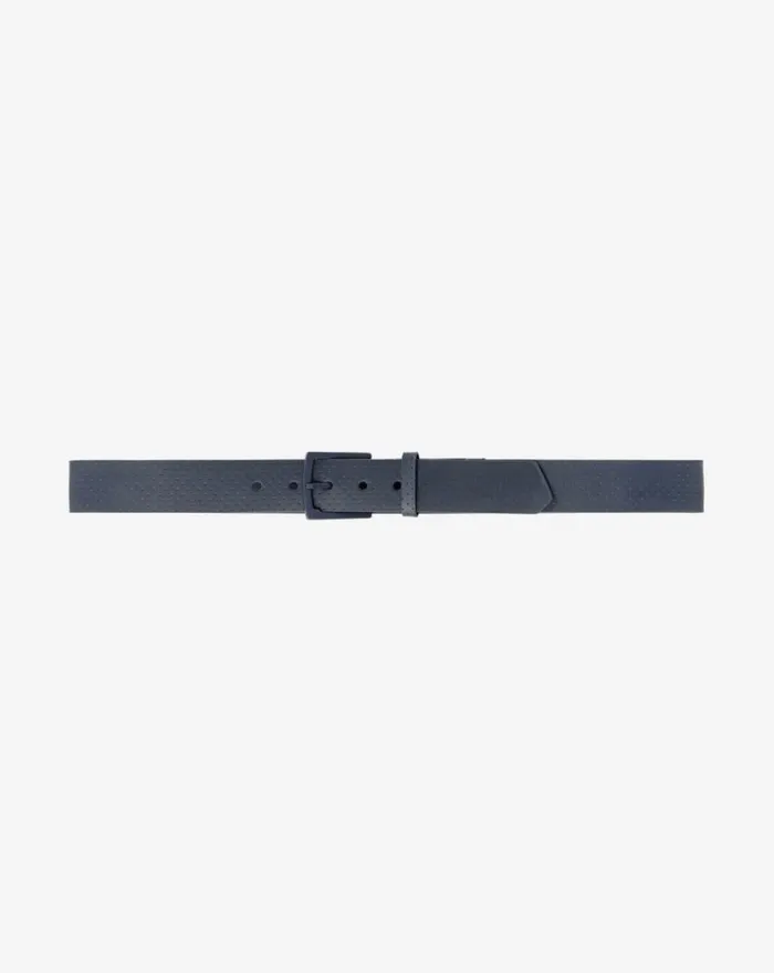 Accessories PILATUS 20 LEATHER HYBRID STRETCH BELT Blue Nights TravisMathew Belts